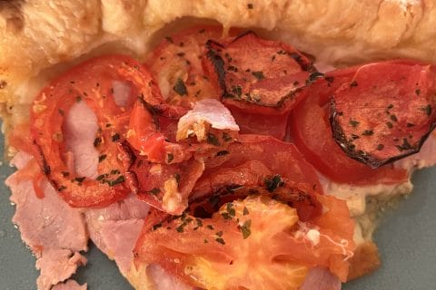 Cliquez pour zoomer ! Tarte tomates et jambon Thermomix par HeleneD75