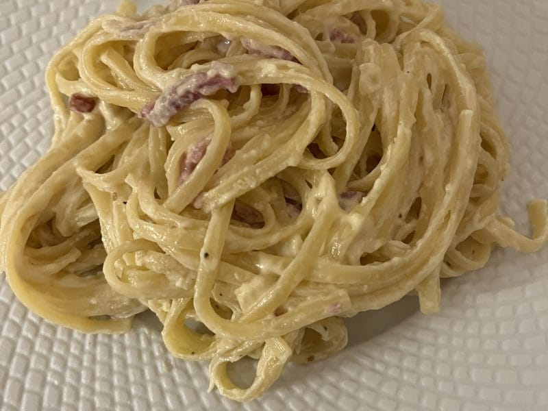Cliquez pour zoomer ! Pâtes carbonara Thermomix par HeleneD75