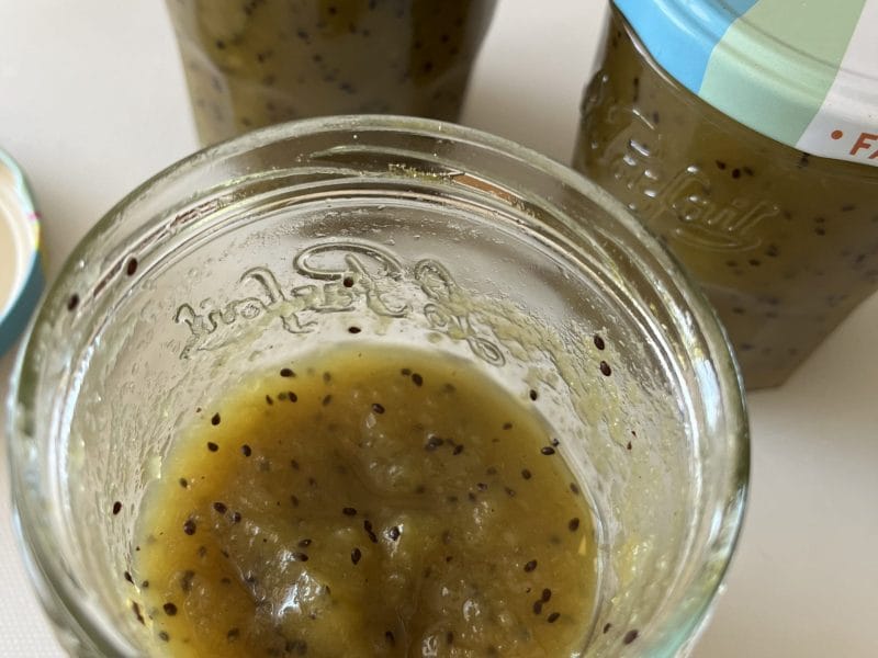 Cliquez pour zoomer ! Confiture de kiwis aux pommes Thermomix par HeleneD75