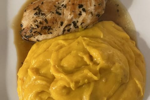 Cliquez pour zoomer ! Purée de potimarron au chorizo Thermomix par HeleneD75