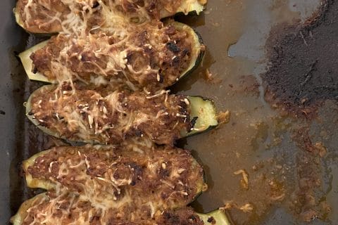 Cliquez pour zoomer ! Courgettes farcies à la viande hachée Thermomix par HeleneD75