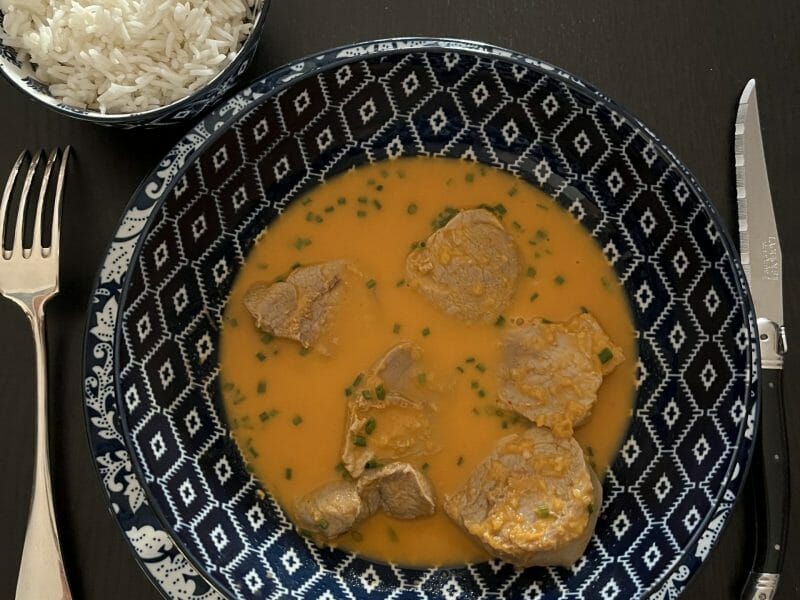 Cliquez pour zoomer ! Filet mignon de porc au lait de coco Thermomix par HeleneD75