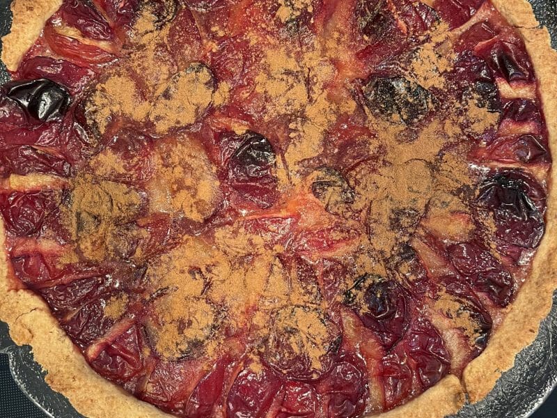 Cliquez pour zoomer ! Tarte aux quetsches Thermomix par HeleneD75