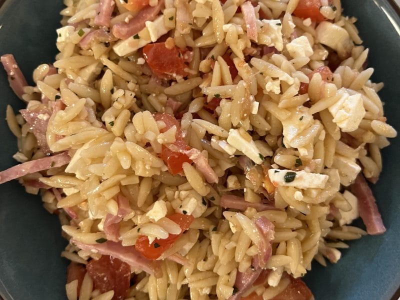 Cliquez pour zoomer ! Salade d’orzo à la méditerranéenne Thermomix par HeleneD75