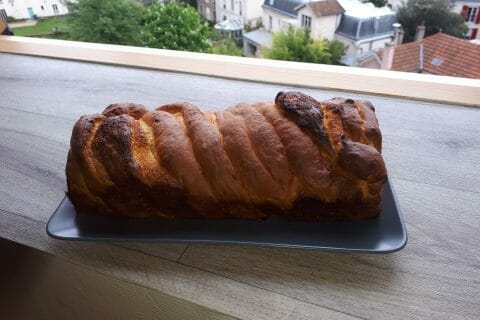 Cliquez pour zoomer ! Brioche à la crème d’amande au Thermomix