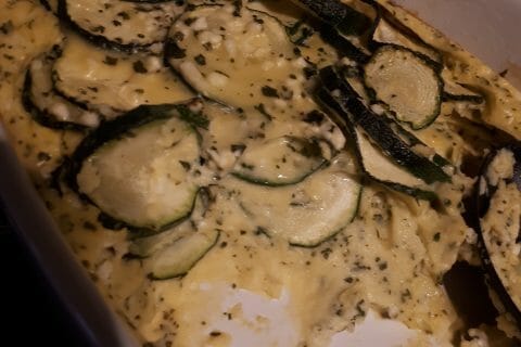 Cliquez pour zoomer ! Clafoutis courgettes et feta au Thermomix