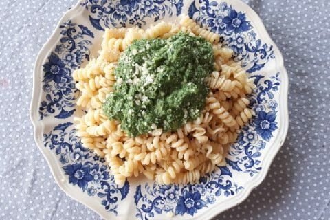 Cliquez pour zoomer ! Tagliatelles à la crème d’épinards au Thermomix