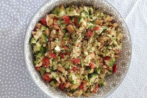 Cliquez pour zoomer ! Salade de brocolis au Thermomix