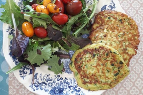 Cliquez pour zoomer ! Paillassons de courgettes au Thermomix