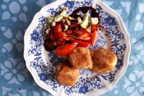 Cliquez pour zoomer ! Croquettes de pommes de terre à la mozzarella au Thermomix