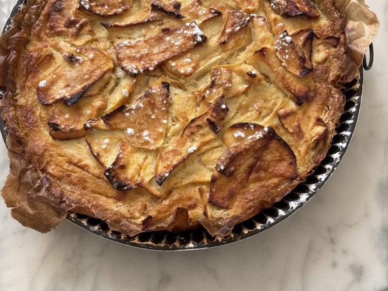 Cliquez pour zoomer ! Tarte normande aux pommes Thermomix par gkm60