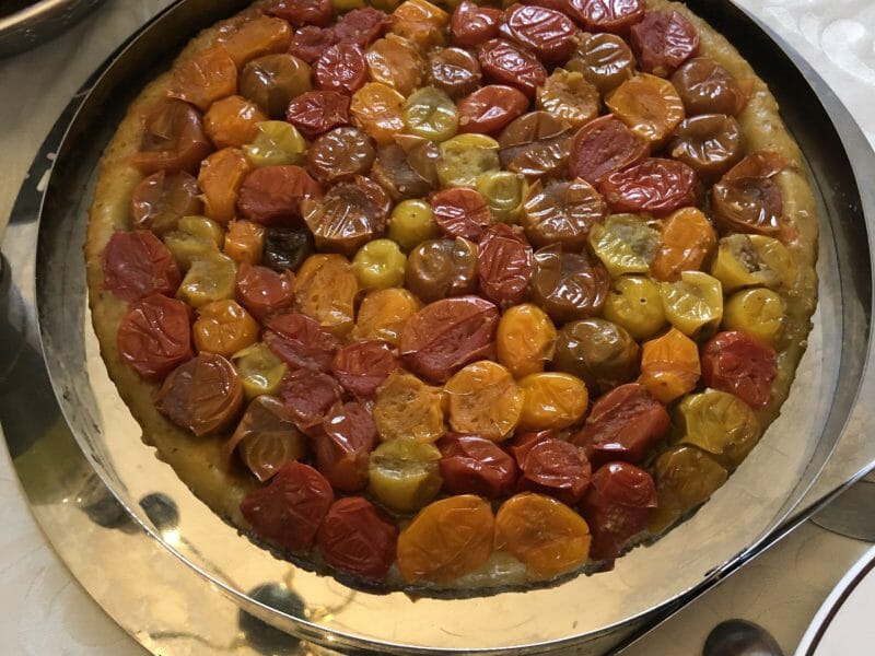 Cliquez pour zoomer ! Tatin de tomates cerises à la tapenade Thermomix par gkm60