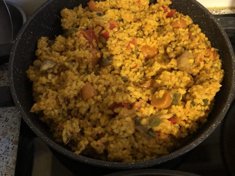 Cliquez pour zoomer ! Paella végétarienne Thermomix par gkm60