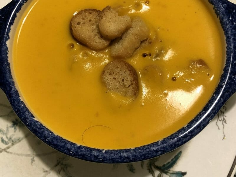 Cliquez pour zoomer ! Potage coco butternut au garam masala Thermomix par gkm60