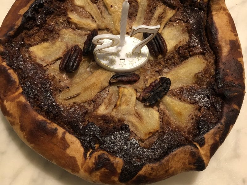 Cliquez pour zoomer ! Tarte rustique poire pécan Thermomix par gkm60