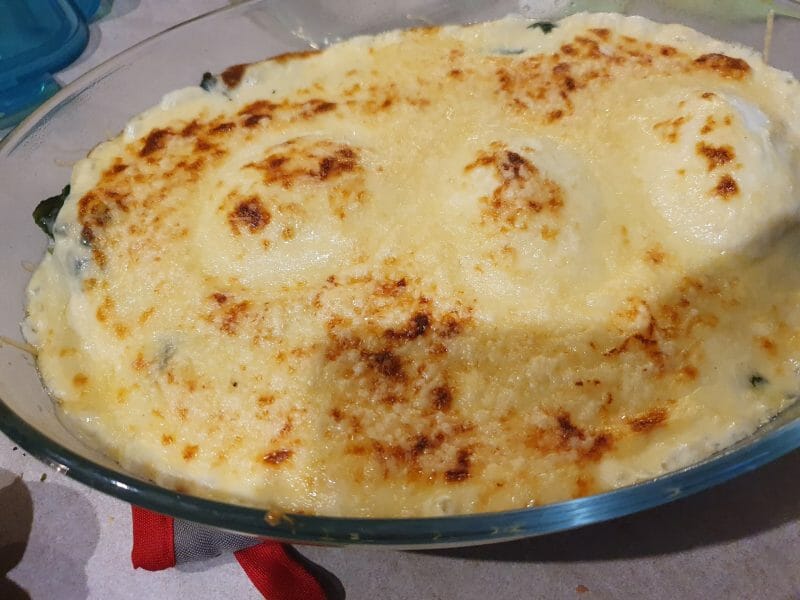 Cliquez pour zoomer ! Oeufs à la florentine Thermomix par Audrey66