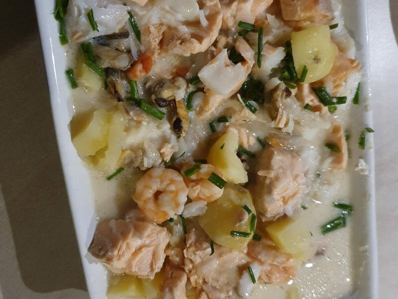 Cliquez pour zoomer ! Blanquette de la mer Thermomix par Audrey66