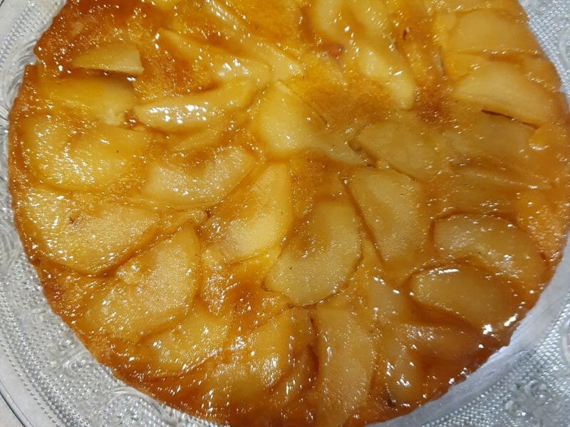 Cliquez pour zoomer ! Gâteau renversé aux pommes caramélisées Thermomix par Audrey66