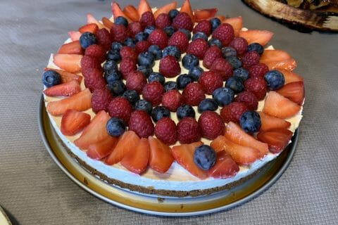 Cliquez pour zoomer ! Tarte aux fraises sans cuisson Thermomix par Sonia.anot
