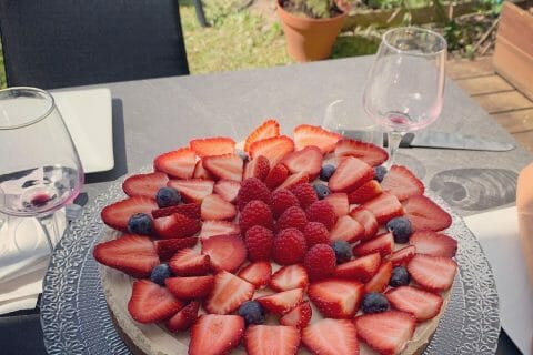 Cliquez pour zoomer ! Tarte aux fraises sans cuisson Thermomix par Sonia.anot