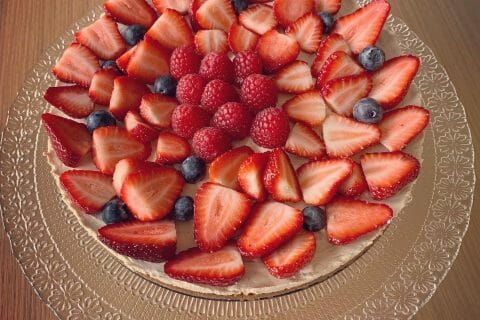 Cliquez pour zoomer ! Tarte aux fraises sans cuisson Thermomix par Sonia.anot
