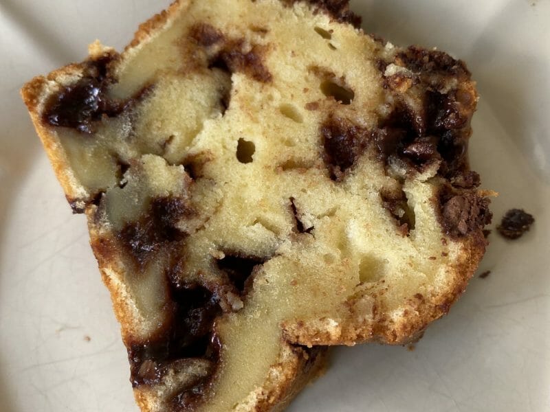 Cliquez pour zoomer ! Plum cake aux pépites de chocolat Thermomix par stf77