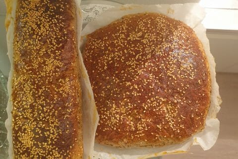 Cliquez pour zoomer ! Pain aux flocons d’avoine et au miel au Thermomix