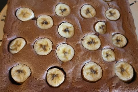 Cliquez pour zoomer ! Brownie fondant choco-banane Thermomix par Nodre41