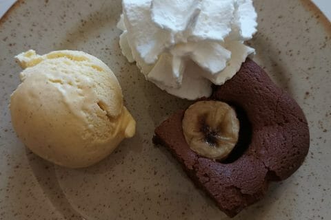 Cliquez pour zoomer ! Brownie fondant choco-banane Thermomix par Nodre41