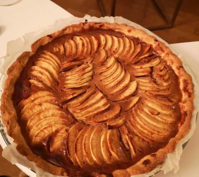 Cliquez pour zoomer ! Tarte aux pommes alsacienne Thermomix par amande-b
