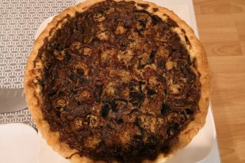 Cliquez pour zoomer ! Tarte champignons et lardons au Thermomix
