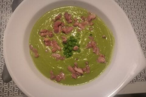Cliquez pour zoomer ! Velouté de petits pois au Thermomix
