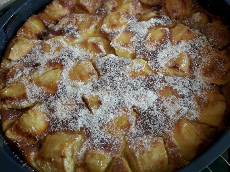 Flognarde aux pommes au Thermomix - Cookomix