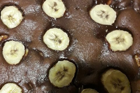 Cliquez pour zoomer ! Brownie fondant choco-banane au Thermomix