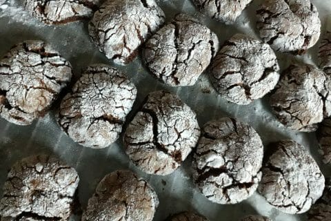 Cliquez pour zoomer ! Craquelés au chocolat au Thermomix