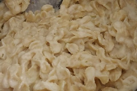 Cliquez pour zoomer ! Farfalle à la crème de courgettes Thermomix par kcb31