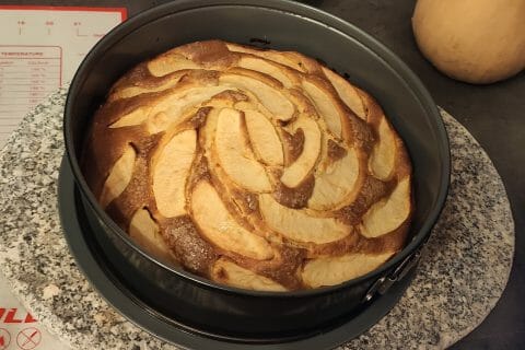 Cliquez pour zoomer ! Gâteau aux pommes et mascarpone Thermomix par Pepperony