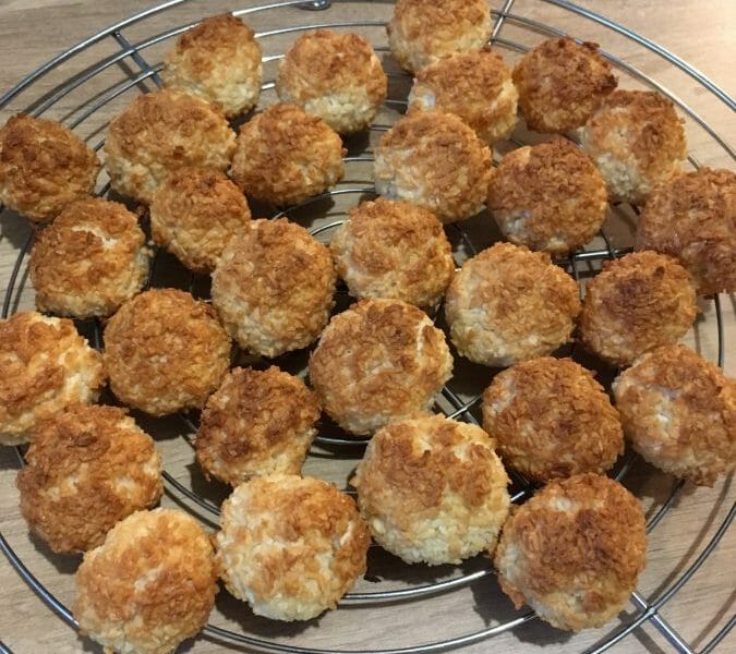 Cliquez pour zoomer ! Rocher coco (Congolais) Thermomix par Miya🦋