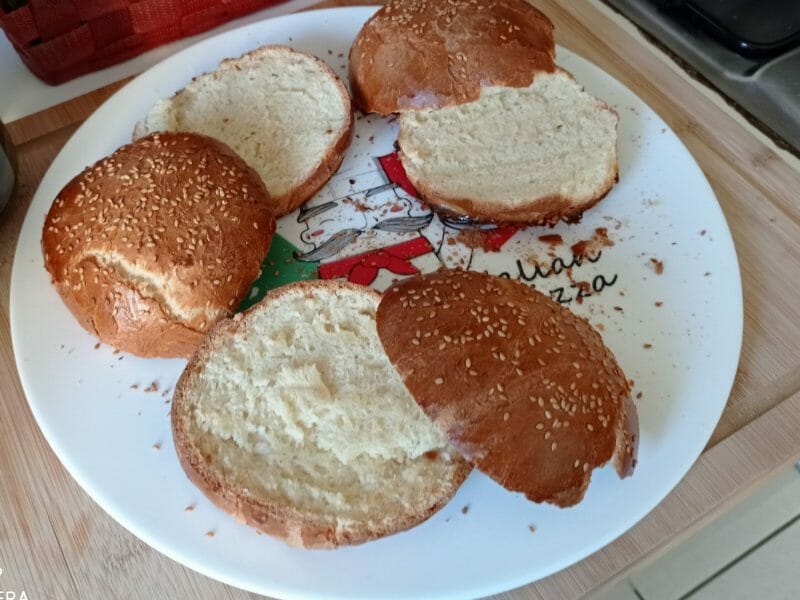 Cliquez pour zoomer ! Pains hamburger Thermomix par Carine80