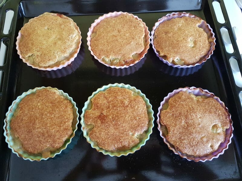 Cliquez pour zoomer ! Cobbler à la rhubarbe Thermomix par drinette02