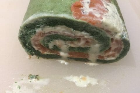 Cliquez pour zoomer ! Roulé aux épinards, saumon et Boursin Thermomix par Clochette1981