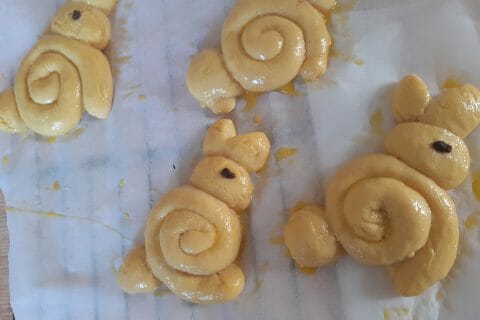 Cliquez pour zoomer ! Brioches lapin de Pâques au Thermomix