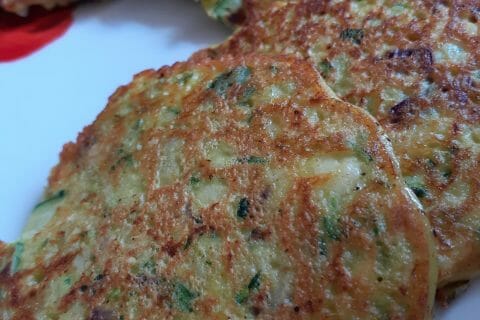 Cliquez pour zoomer ! Paillassons de courgettes au Thermomix