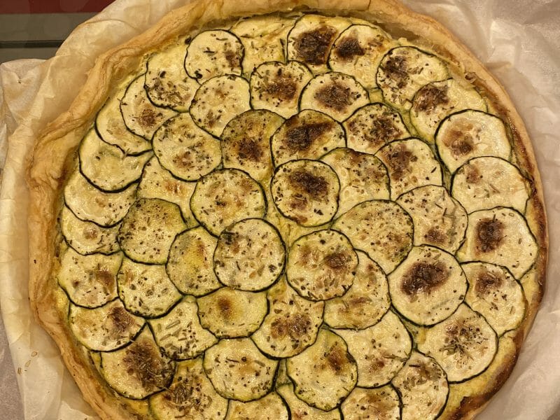 Cliquez pour zoomer ! Tarte courgettes et ricotta Thermomix par Marie_66