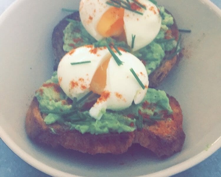 Cliquez pour zoomer ! Tartine avocat et oeuf mollet Thermomix par Nanoouudeh