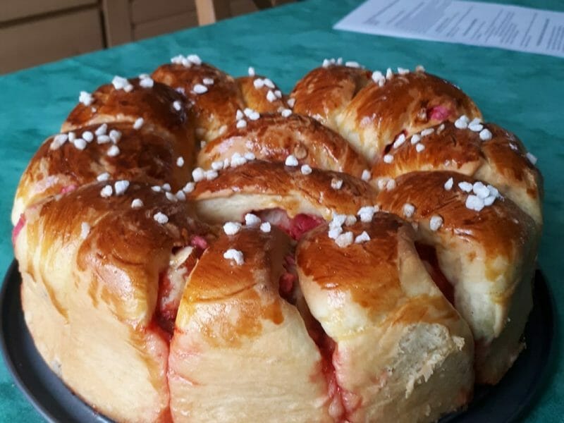 Cliquez pour zoomer ! Brioche aux pralines roses Thermomix par Nini68soleil