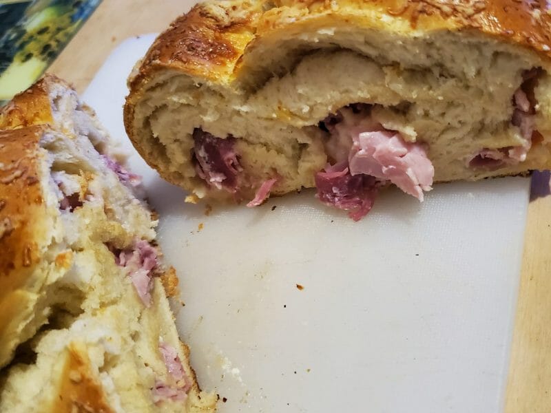 Cliquez pour zoomer ! Brioche salée jambon fromage Thermomix par Toonette