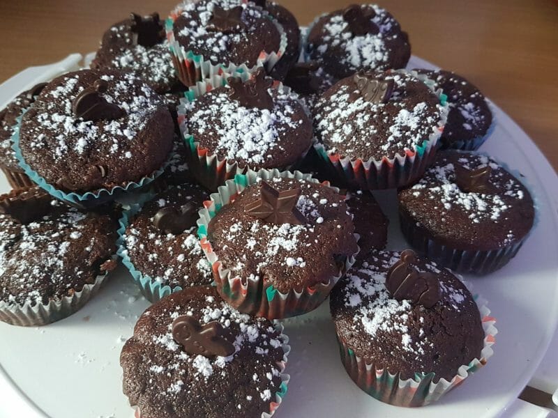 Cliquez pour zoomer ! Muffins poires chocolat Thermomix par Toonette