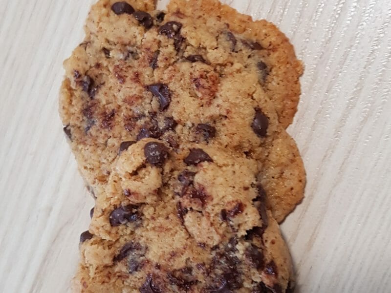 Cliquez pour zoomer ! Cookies au pain rassis et pépites de chocolat Thermomix par nellyleana