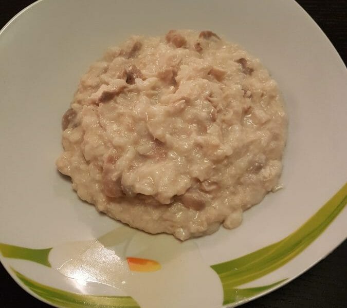Cliquez pour zoomer ! Risotto poulet et champignons Thermomix par GaelleT